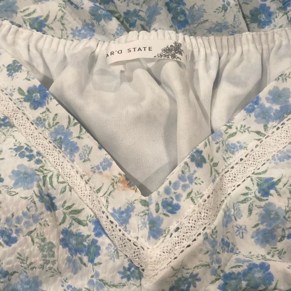 Altar'd State Light Blue Floral Mini Dress - Picture 9 of 9